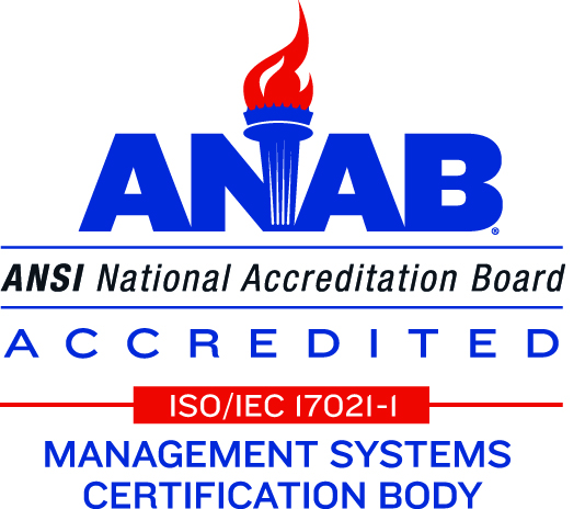 Anab Accredited Management System Certificate